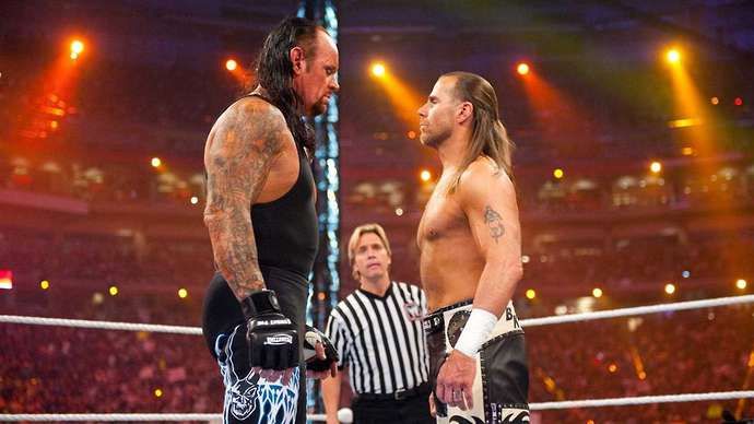 The Undertaker retired Michaels at WrestleMania