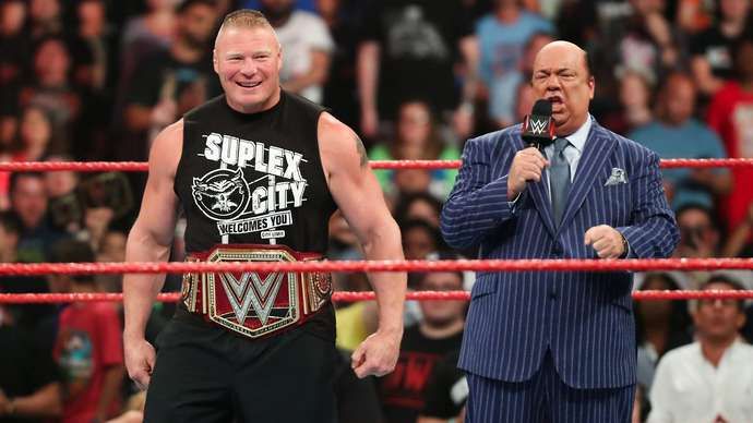 Lesnar is still working with WWE