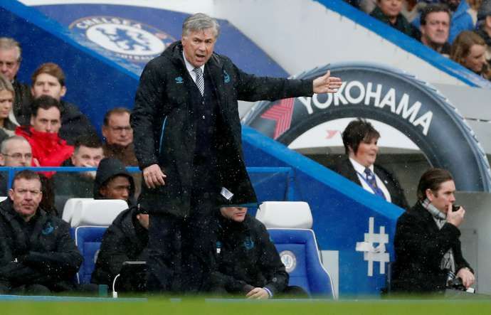 Ancelotti is now in the Everton dugout