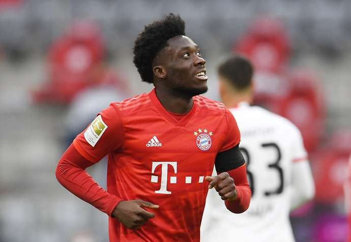 Davies has sparkled on the big stage for Bayern this season
