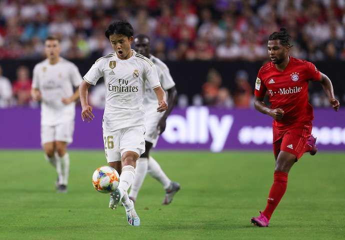 Kubo with Real Madrid