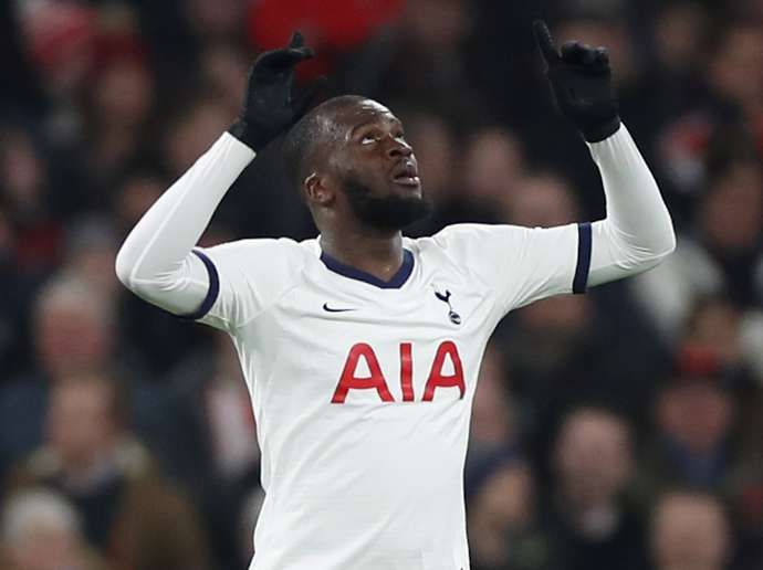 Ndombele with Spurs