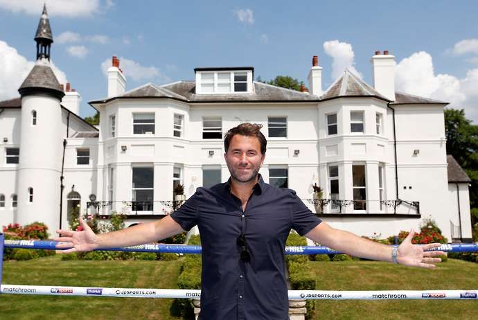 Hearn at Matchroom HQ