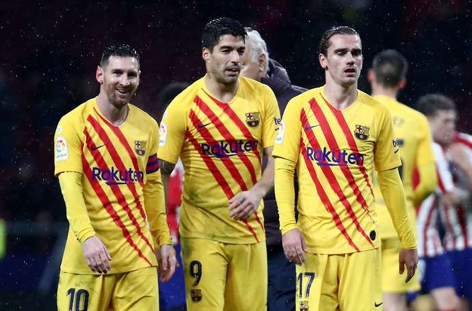 Messi, Suarez and Griezmann