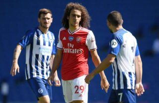 Arsenal are actively looking to sell Matteo Guendouzi