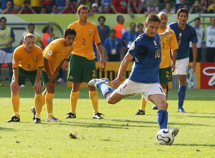 Totti in action
