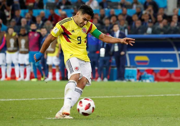 Falcao in action