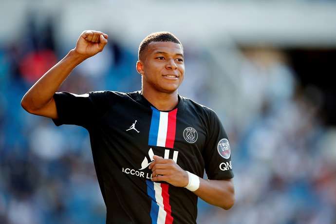 Mbappe with PSG