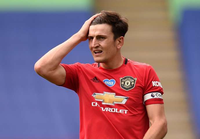 Maguire with Man Utd