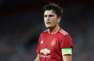 Harry Maguire has played over 5000 mins for Man Utd in 2019/20