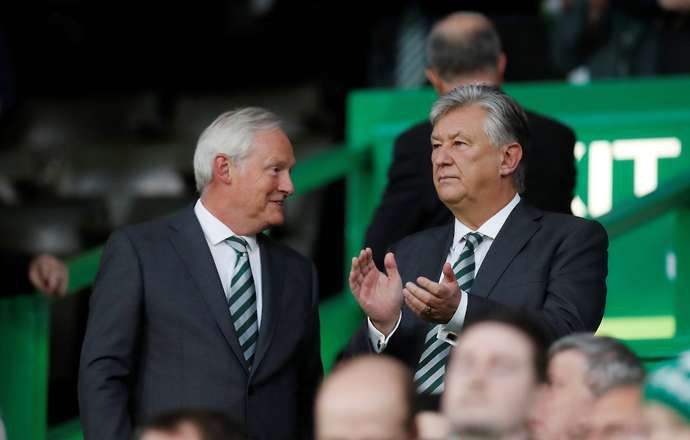 Peter Lawwell clapping