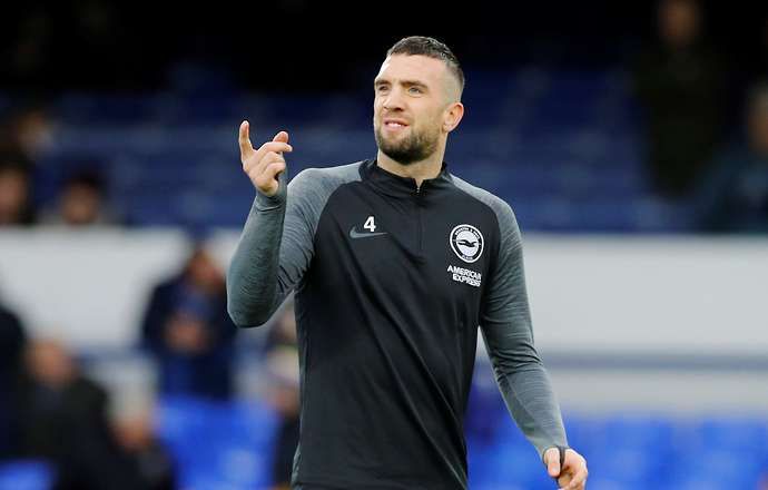 Shane Duffy in action for Brighton