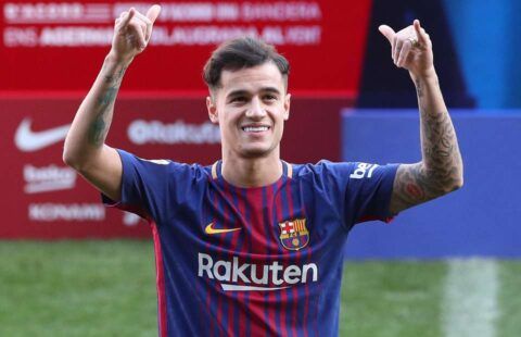 Philippe Coutinho was signed by Barcelona in January 2018
