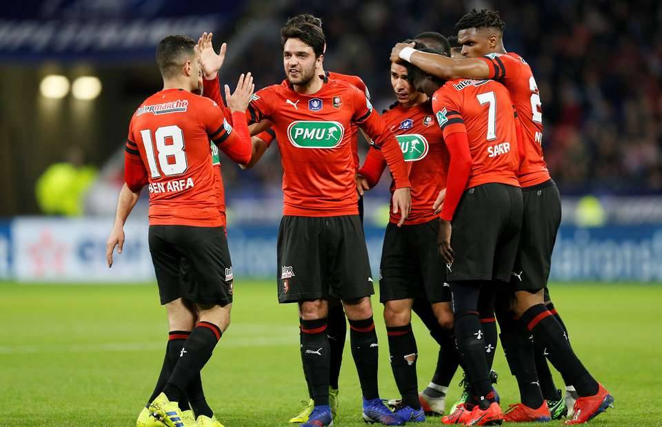 Clement Grenier in action for Rennes
