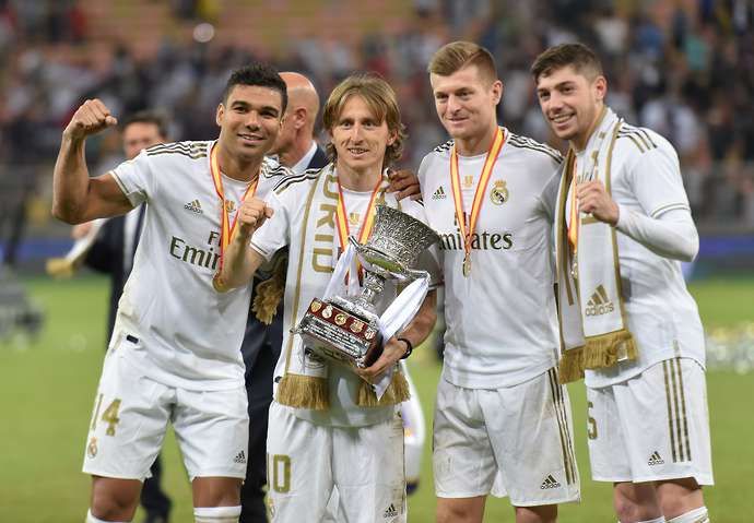 Casemiro, Modric, Kroos & Valverde