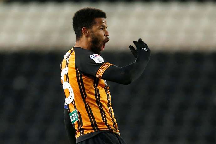 Fraizer Campbell playing for Hull City