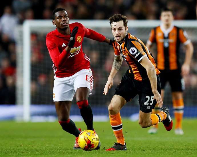 Ryan Mason in action for Hull City