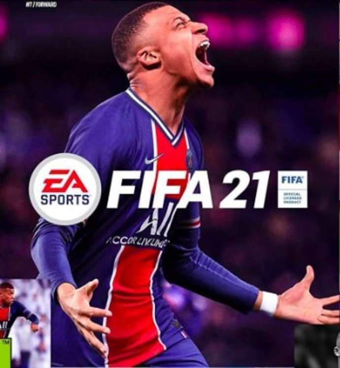 The FIFA 21 cover