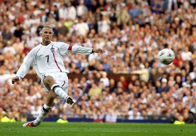 David Beckham free-kick