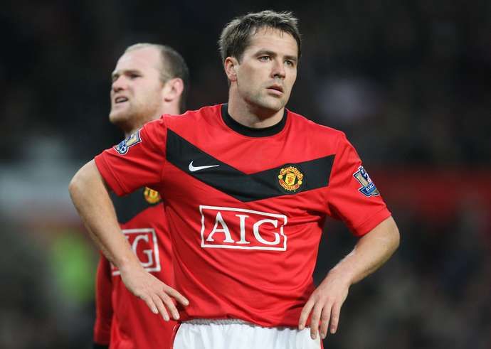 Michael Owen in action for Manchester United
