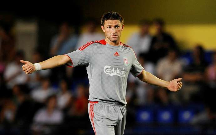 Robbie Keane in action for Liverpool