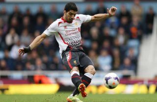 Luis Suarez in action for Liverpool