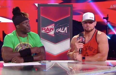 Aj Styles broke character on WWE RAW Talk