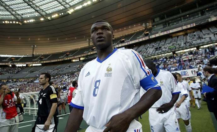 Marcel Desailly in action for France