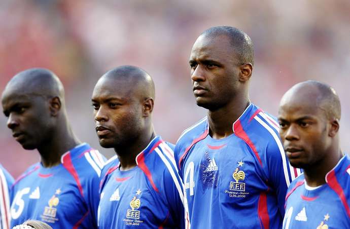 Patrick Vieira in action for France