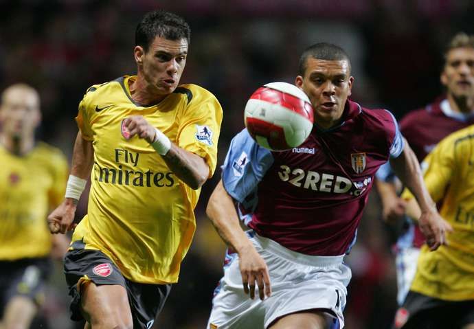 Jeremie Aliadiere in action for Arsenal