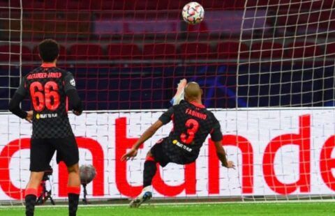 Fabinho's produced an outrageous goal-line clearance vs Ajax
