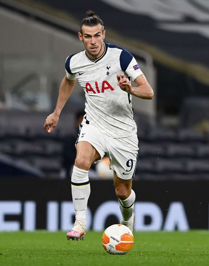 Gareth Bale in action for Spurs