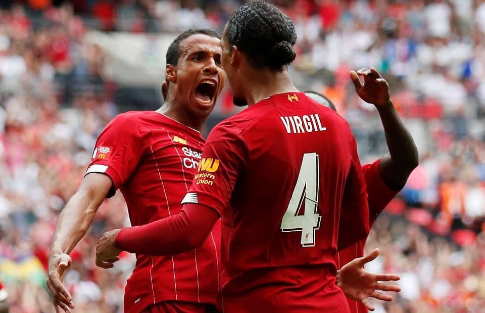 Virgil van Dijk and Joel Matip in action for Liverpool