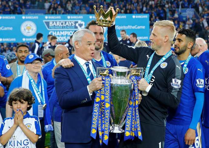Leicester City 2016 Premier League champions