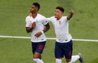 Marcus Rashford and Jadon Sancho feature in our England five-a-side team
