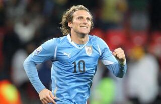 Diego Forlan won the Golden Ball at the 2010 World Cup