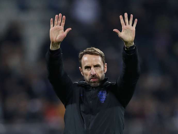 Southgate with England
