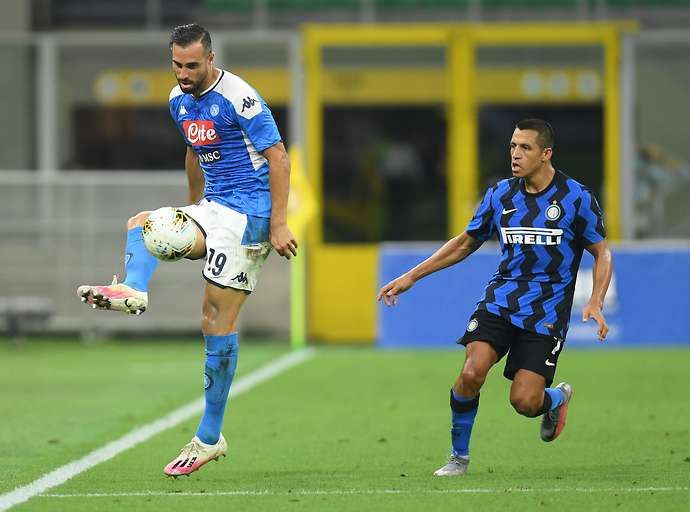 Maksimovic in action for Napoli