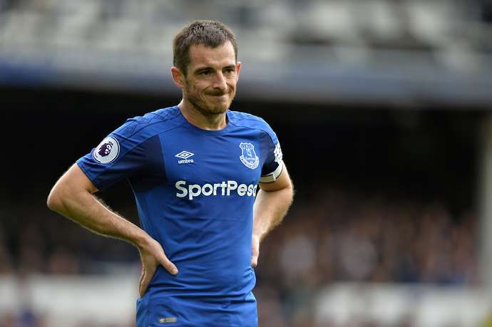 Baines with Everton