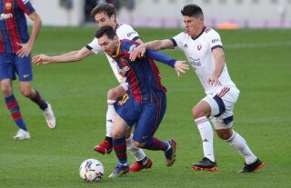 Lionel Messi looked back to his best vs Osasuna