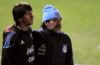 Lionel Messi & Diego Maradona - two left-footed geniuses
