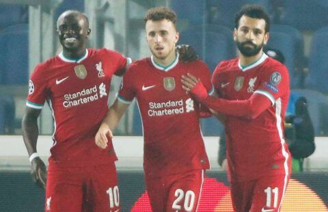 Sadio Mane, Diogo Jota & Mohamed Salah - Liverpool's new-look front three!
