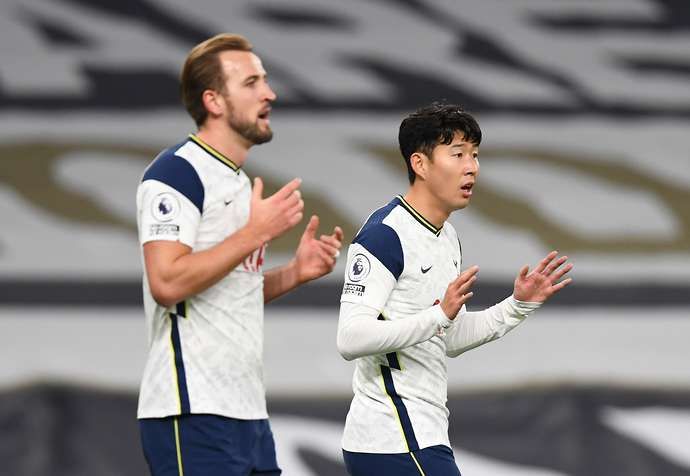 Harry Kane and Son Heung-min at Spurs