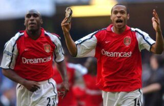 Thierry Henry and Sol Campbell