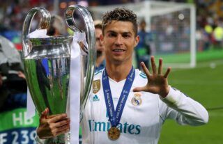Cristiano Ronaldo won four Champions League titles with Real Madrid