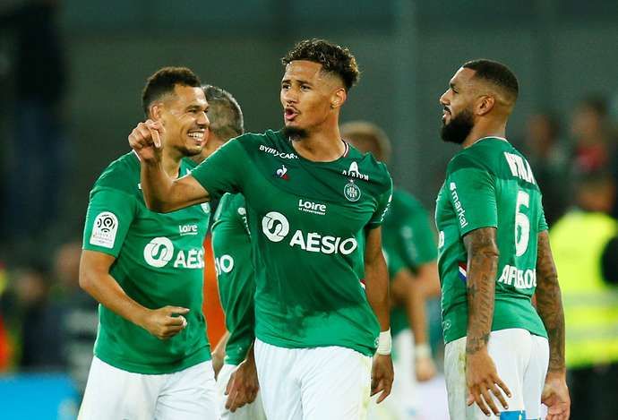 William Saliba in action for St Etienne
