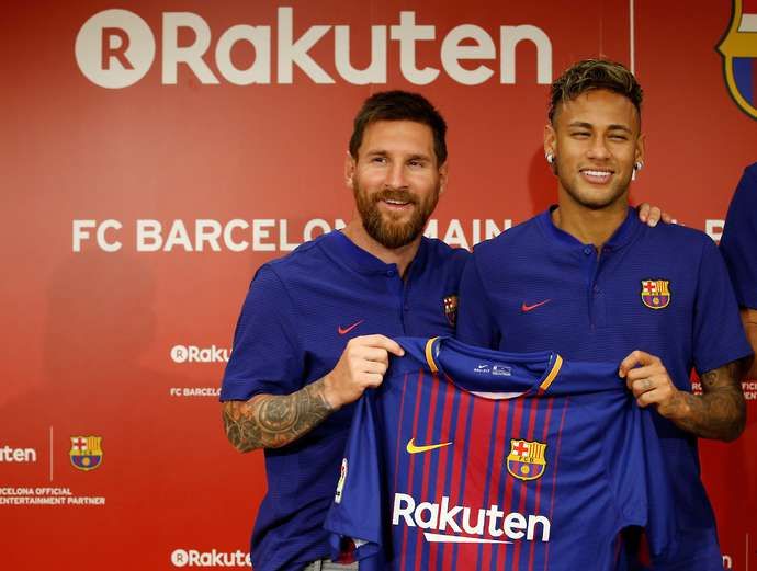 Messi and Neymar at Barcelona