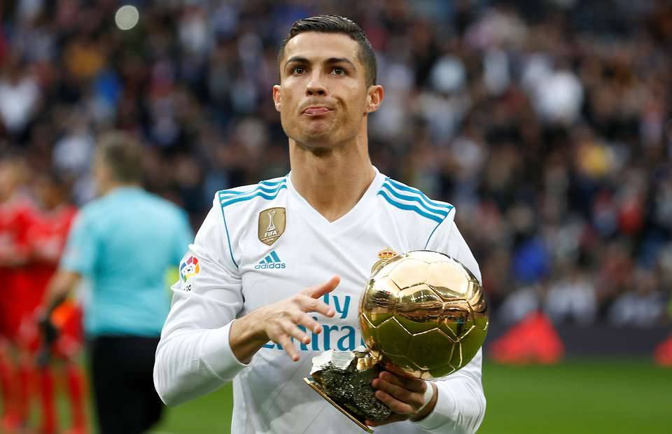 Cristiano Ronaldo has won five Ballon d'Ors