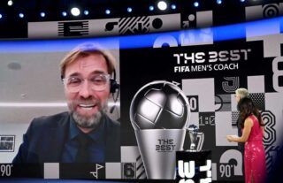 Jurgen Klopp at the FIFA awards