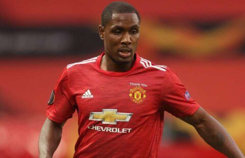 Odion Ighalo in action for Man United